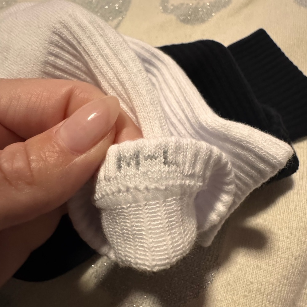 lululemon athletica Black and White Socks NWOT - Picture 3 of 3